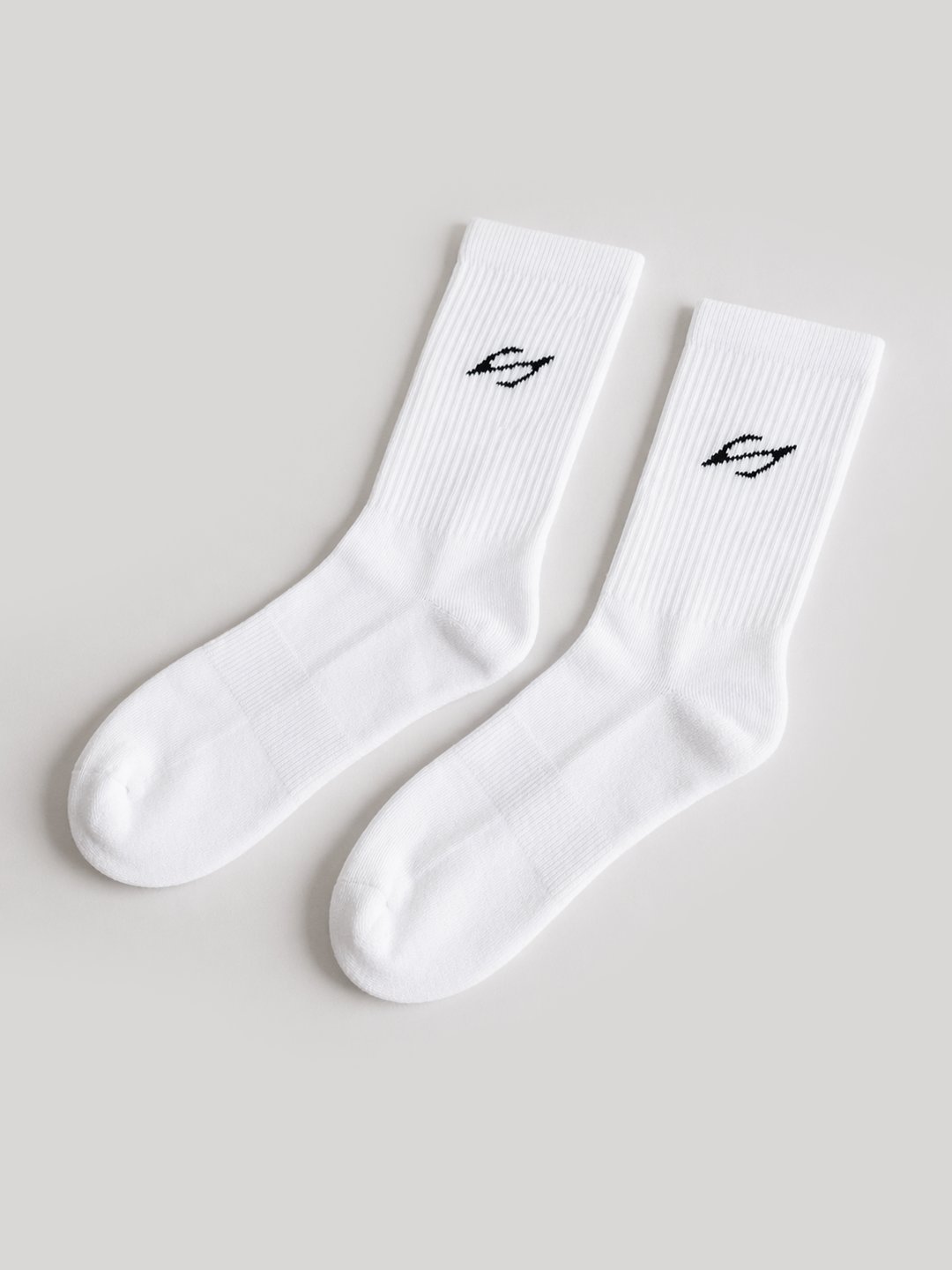SL-150 Crew Socks — White | saved lab