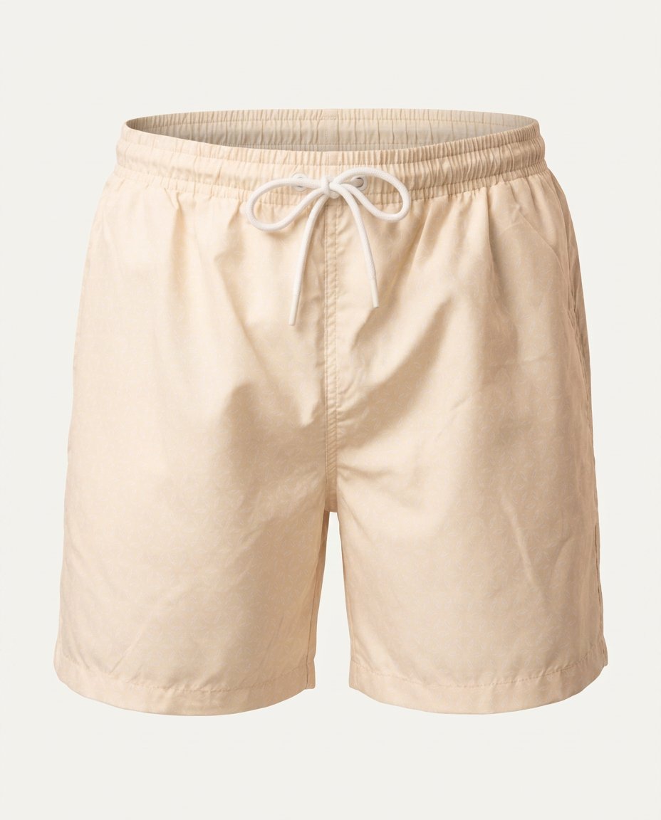 SL-205 Swimshort — Ecru | saved lab